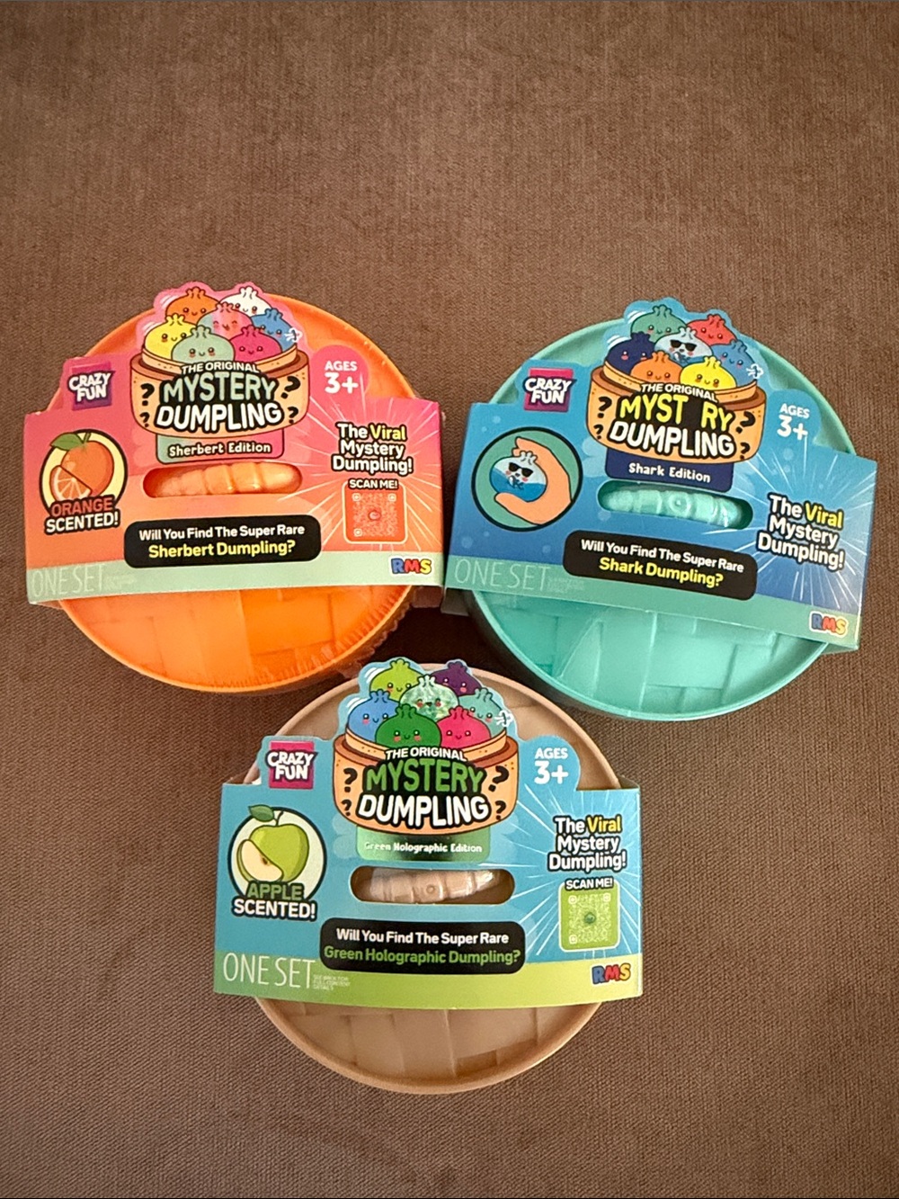 RMS New Original Viral Dumplings | Green Holographic, Sherbert & Shark Edition